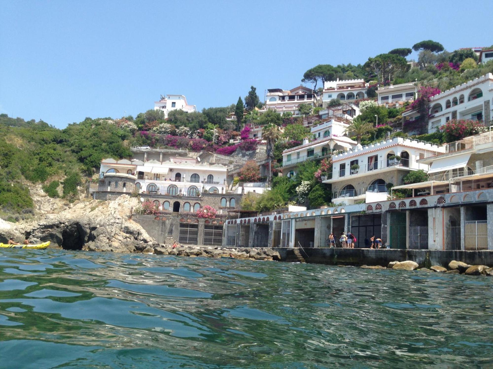 Bilocale Panoramico “Lo Sguardo” Apartman Massa Lubrense Kültér fotó