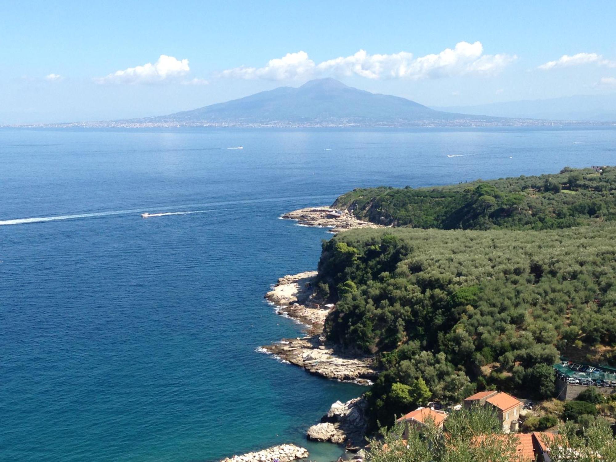 Bilocale Panoramico “Lo Sguardo” Apartman Massa Lubrense Kültér fotó