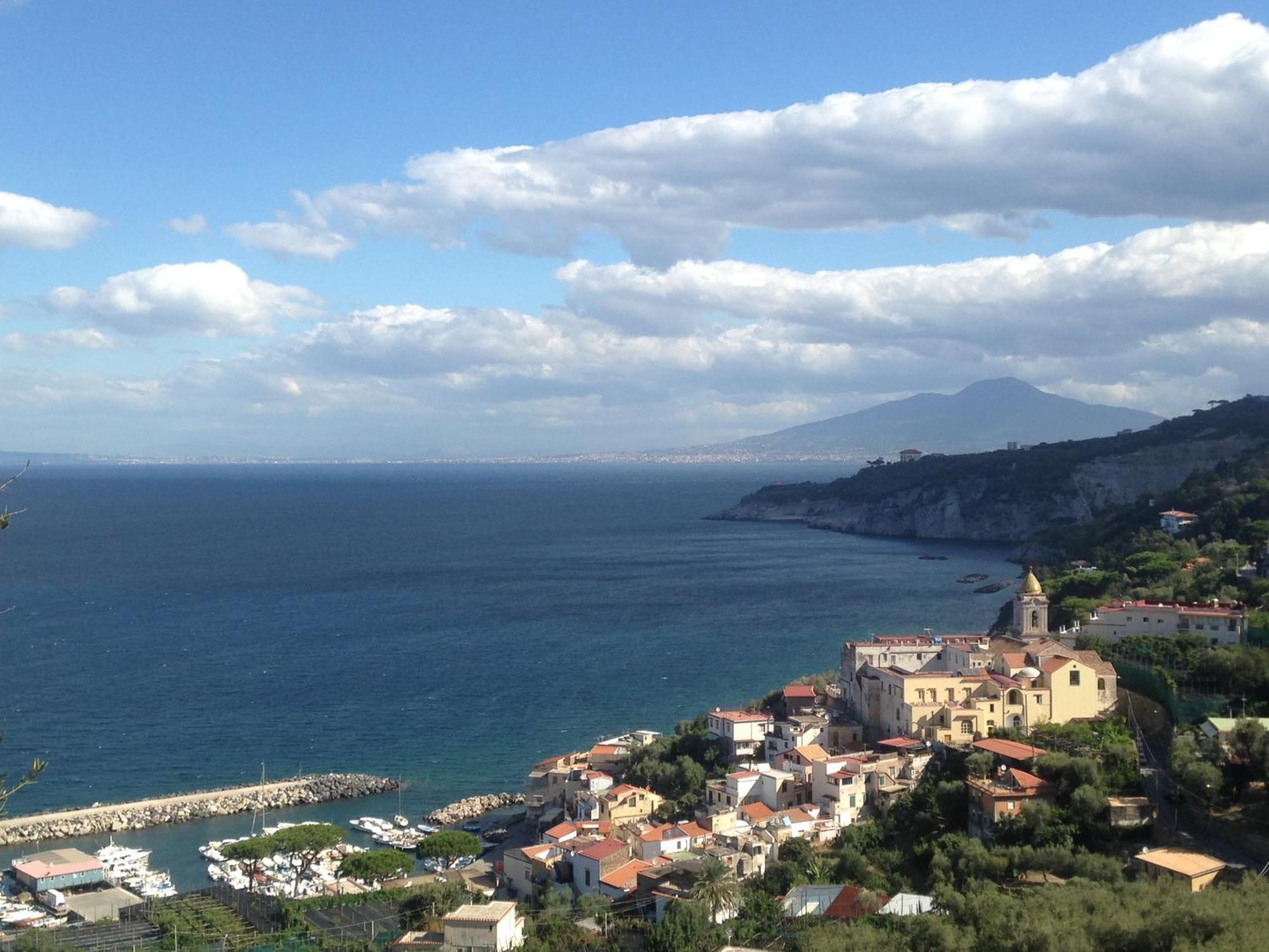 Bilocale Panoramico “Lo Sguardo” Apartman Massa Lubrense Kültér fotó