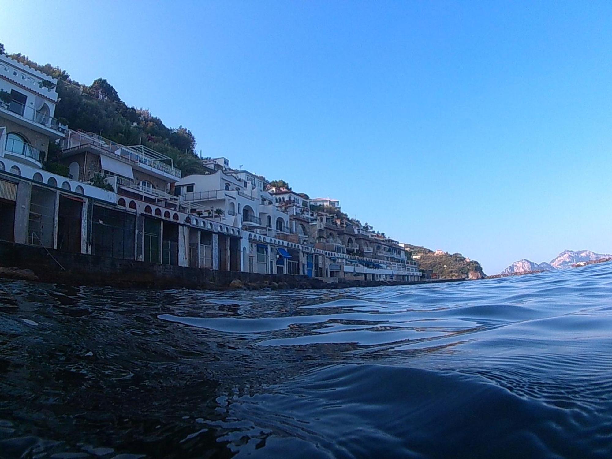 Bilocale Panoramico “Lo Sguardo” Apartman Massa Lubrense Kültér fotó
